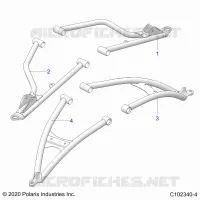 FRONT SUSPENSION A-ARMS