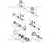 KOLBEN   KURBELWELLE SPORT 0960443, SPORT TOURING 0960243  AND EUROPEAN SP (4932223222C013)