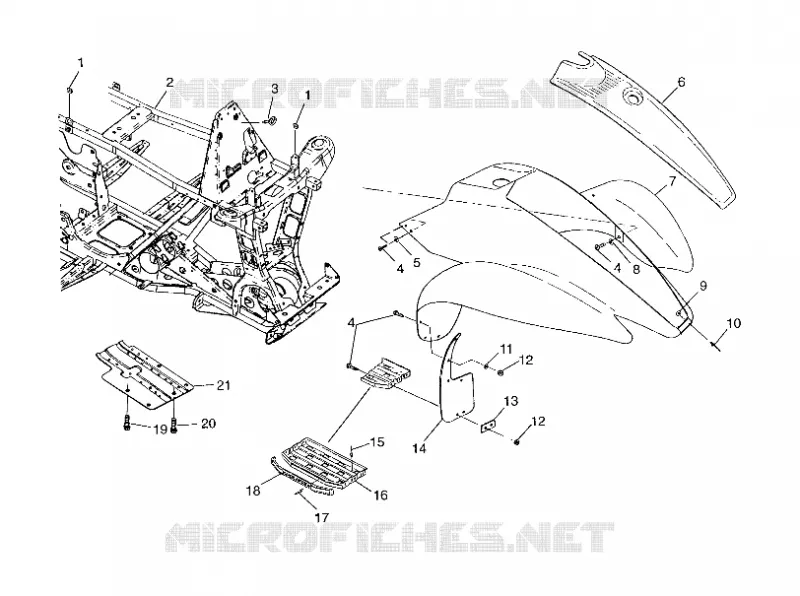 KABINE SCRAMBLER 400L W97BC38C (4939893989A005)