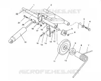 HINTER Drehmomentarm XLT/0930767    XLT SKS/0930567 (4923012301025A)