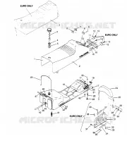 SITZ   GASBEHÄLTER ASSEMBLY Storm 0950782, Storm SKS 0950582,  Euro Storm E9 (4929012901A008)