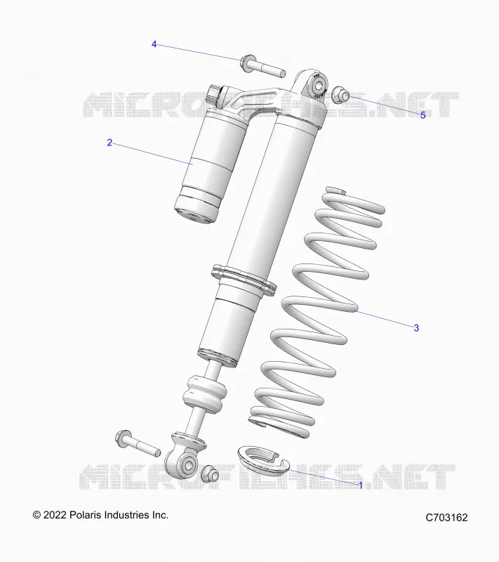 SUSPENSION, FRONT SHOCK MOUNTING
