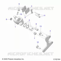 BRAKES, BREMSZANGE HINTEN