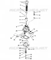 VERGASER XLT 0950756, XLT SKS 0950556,  XLT SKS EURO E950556   X (4928842884C013)