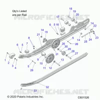 SUSPENSION, RAIL, LH/RH