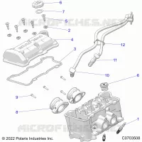 ENGINE, THROTTLE BODY AND VENTILDECKEL