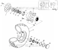 VORDERRAD ASSEMBLY SWEDISH 4x4 400L S948140 (4926912691B006)