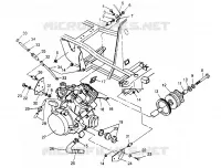 MOTORAUFHÄNGUNG  2x4 400L W957540 (4930093009A009)