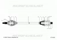 ANTRIEB, FRONT HALFSHAFT
