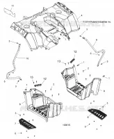 HINTER CAB and FOOTWELL