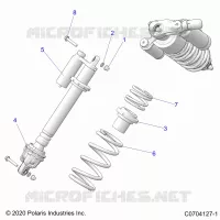 SUSPENSION, FRONT SHOCK MOUNTING