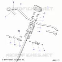 UPPER LENKEN &amp; HANDLEBAR ASM.