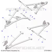 FRONT SUSPENSION CONTROL ARMS