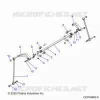 SUSPENSION, REAR STABILISATORSTANGE