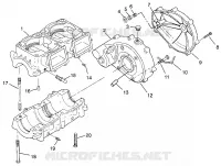 CRANKCASE HURRICANE B964466 AND INTL. HURRICANE I964466 (4935733573B014)