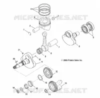 MOTOR, KURBELWELLE AND KOLBEN