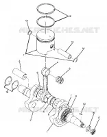 KURBELWELLE AND PISTON ASSEMBLY (4917741774037A)