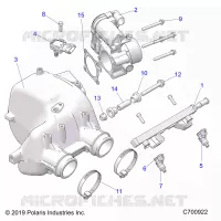 ENGINE, LUFTEINLASS MANIFOLD