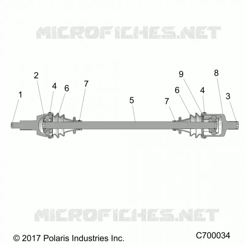 ANTRIEB, HALF SHAFT, FRONT