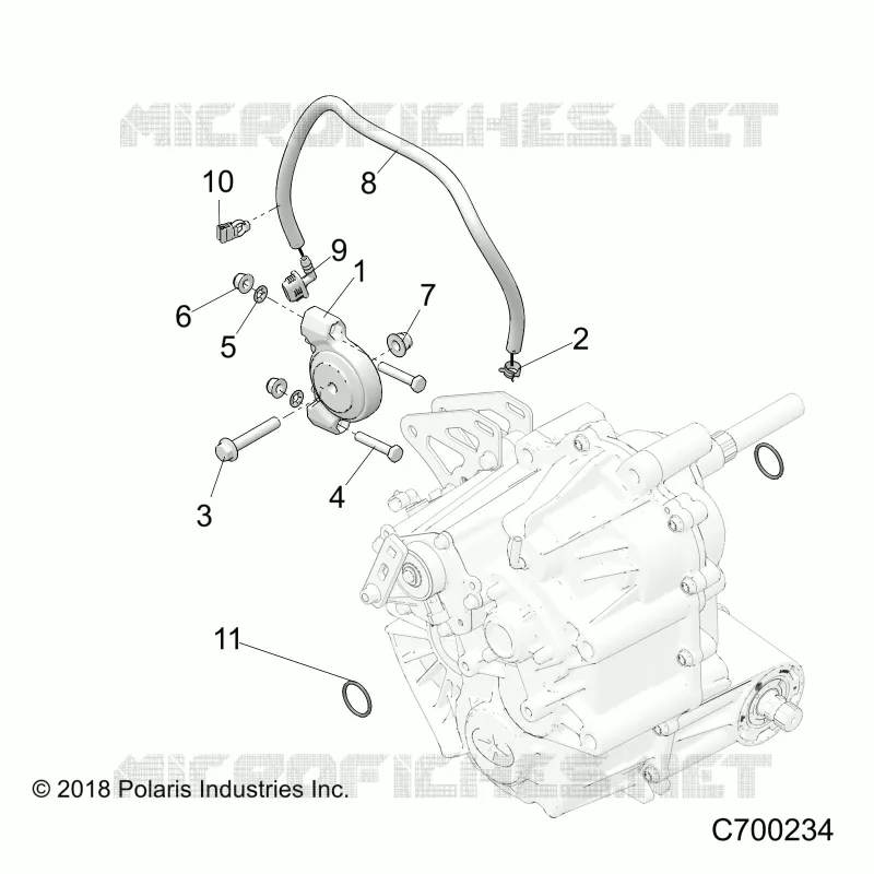 DRIVE TRAIN, MAIN GEARCASE MOUNTING