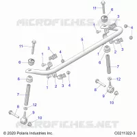 SUSPENSION, STABILISATORSTANGE