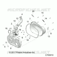 ANTRIEB, CLUTCH COVER AND DUCTING
