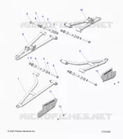 FRONT SUSPENSION CONTROL ARMS