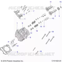ENGINE, ZYLINDERKOPF, CAMS AND VALVES