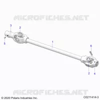ANTRIEB, FRONT PROP SHAFT