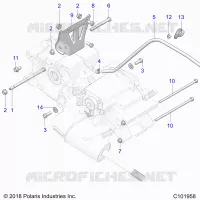 DRIVE TRAIN, MAIN GEARCASE MOUNTING