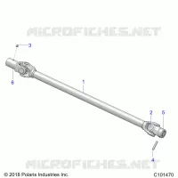 ANTRIEB, PROP SHAFT, FRONT