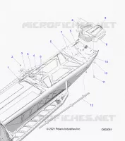 CHASSIS, REAR, MISC. COVERS AND SNOWFLAP