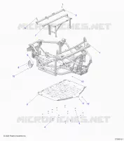 CHASSIS, MAIN FRAME AND SKID PLATES