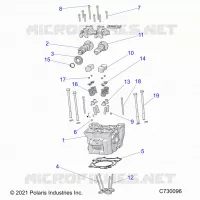 ENGINE, ZYLINDERKOPF, CAMS AND VALVES