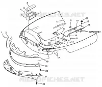 NOSEPAN ULTRA TOURING 0985378 and EUROPEAN ULTRA TOURING E985378 (4943404340A010)