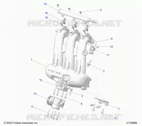 ENGINE, INTAKE MANIFOLD, DROSSELKLAPPENGEHÃ„USE, FUEL RAIL