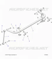 SUSPENSION, REAR STABILISATORSTANGE