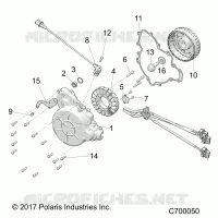 ENGINE, STATOR AND SCHWUNGRAD
