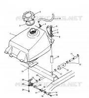 TREIBSTOFF TANK Magnum 2X4 W967544 (4936033603A011)