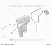 MOTOR, WATERPUMP IMPELLER AND COVER