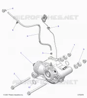 ANTRIEB, FRONT GEARCASE MOUNTING