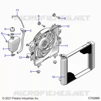 ENGINE, KÃŒHLSYSTEM, RADIATOR, FAN & OVERFLOW BOTTLE