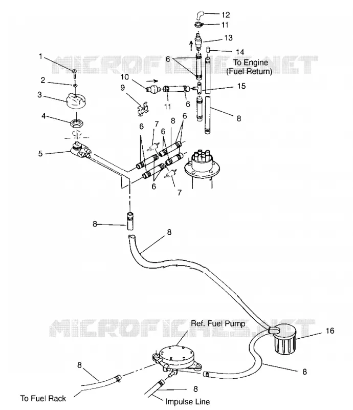KRAFTSTOFFSYSTEM SL 650 B954058 (4930483048A010)