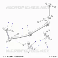 SUSPENSION, FRONT STABILISATORSTANGE- G21GAB99CM/FM (C701011-2)