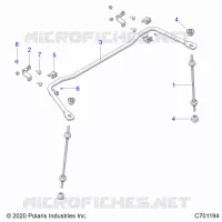 SUSPENSION, REAR STABILISATORSTANGE