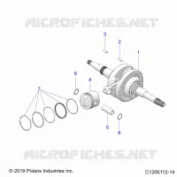 ENGINE, KURBELWELLE AND PISTON