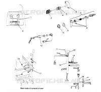 IGNITION   KABELSTRANG 500 CARB 0962764, 500 CARB SKS 0962564,  500 CARB (4931873187B006)