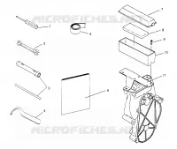 TOOL KIT 500 CARB 0962764, 500 CARB SKS 0962564, EUROPEAN 500 CARB SKS E962 (4931873187B009)