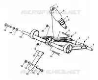 FRONT Drehmomentarm