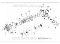 ANTRIEB, FRONT GETRIEBEGEHÄUSE INTERNALS 1332842